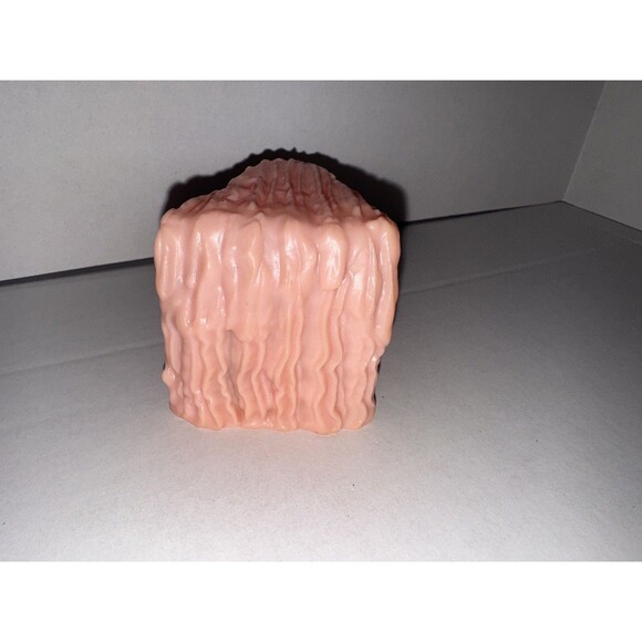 MTC 1987 VTG Play Pretend Food Dessert Chocolate Cake Slice Pink Frosting Prop - Picture 5 of 7